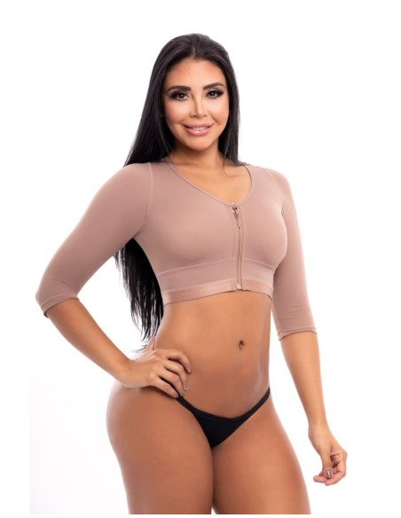 Gaines Soutien Gorge Avec Manches Post-Chirurgicales Pitbull Avec Fermeture Avant