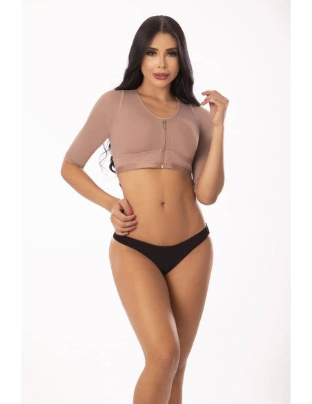 Gaines Soutien Gorge Avec Manches Post-Chirurgicales Pitbull Avec Fermeture Avant