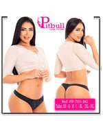 Gaines Soutien Gorge Avec Manches Post-Chirurgicales Pitbull Avec Fermeture Avant
