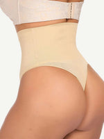 String Amincissant Taille Haute Avec Contrôle Abdominal Ventre Plat Lingerie Gainante