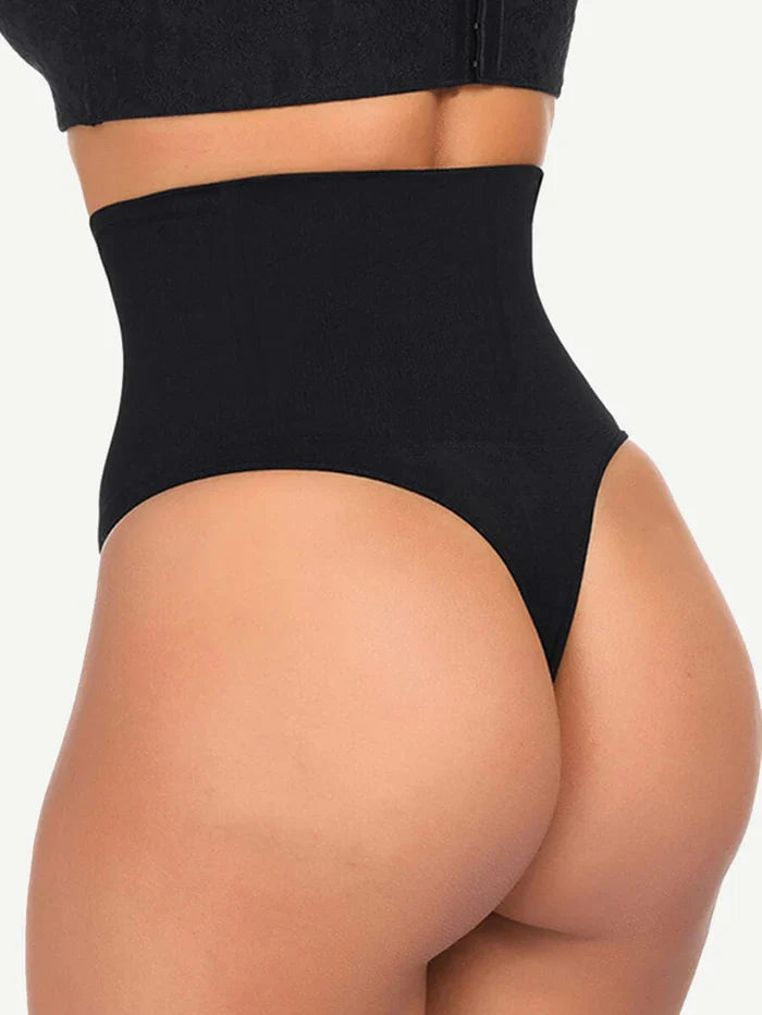 String Amincissant Taille Haute Avec Contrôle Abdominal Ventre Plat Lingerie Gainante
