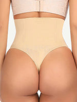 String Amincissant Taille Haute Avec Contrôle Abdominal Ventre Plat Lingerie Gainante